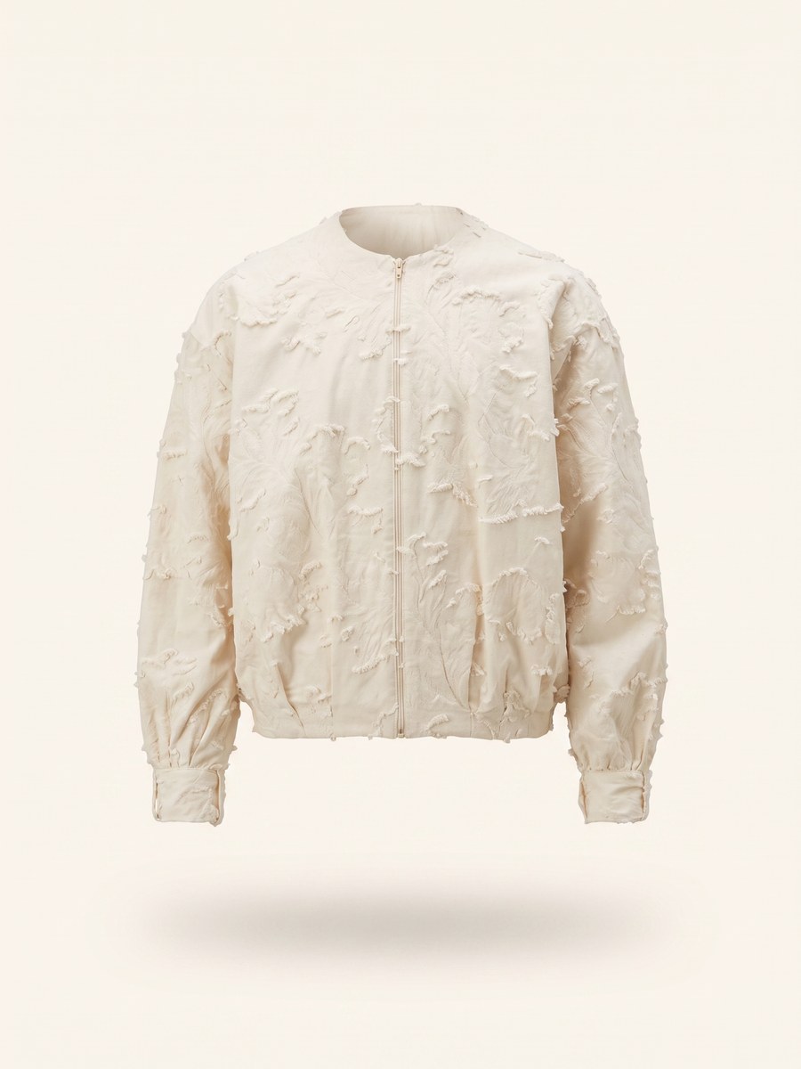 The Pleated Bomber, Vorderansicht